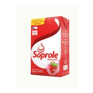 LECHE SEMIDESCREMADA FRUTILLA SOPROLE 1L