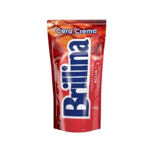 CERA CREMA ROJA BRILLINA 340ML - LOTE 6 UNID