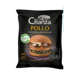 HAMBURGUESA POLLO LA CRIANZA 100GR - LOTE 6 UNID