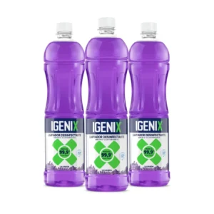 LIMPIADOR DESINFECTANTE IGENIX (LAVANDA) 900ML - LOTE 3 UNID