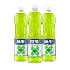 LIMPIADOR DESINFECTANTE IGENIX (MANZANA VERDE) 900ML - LOTE 3 UNID