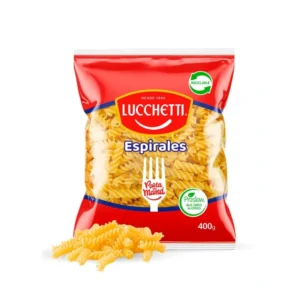 ESPIRALES  LUCCHETTI 400G - PACK 3 UNID