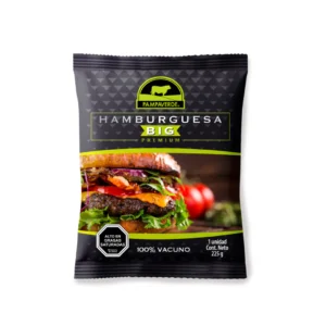 HAMBURGUESA VACUNO PAMPA VERDE BIG PREMIUM 225G - LOTE 6 UNID